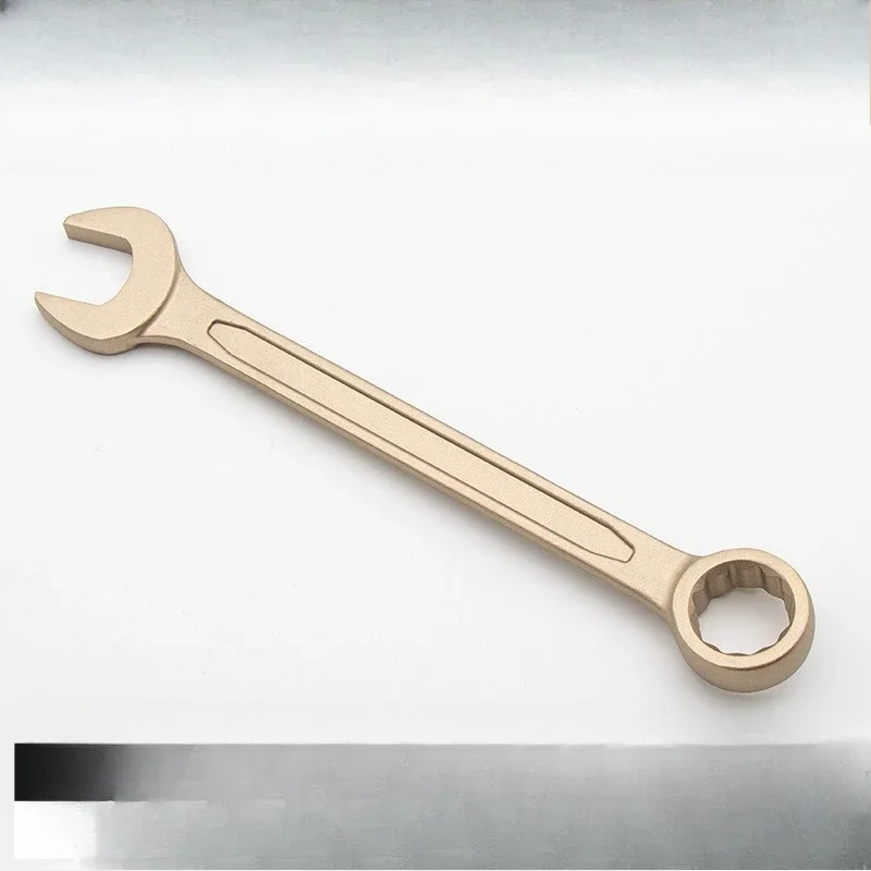 Explosion-proof dual-purpose wrench, non-spark tool aluminum bronze pure copper machine, plum blossom dual-purpose