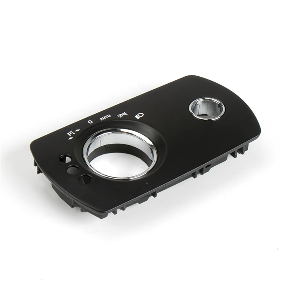 Novo painel de interruptor de farol guarnição painel de botão de lâmpada principal para classe ml w164 4 furos