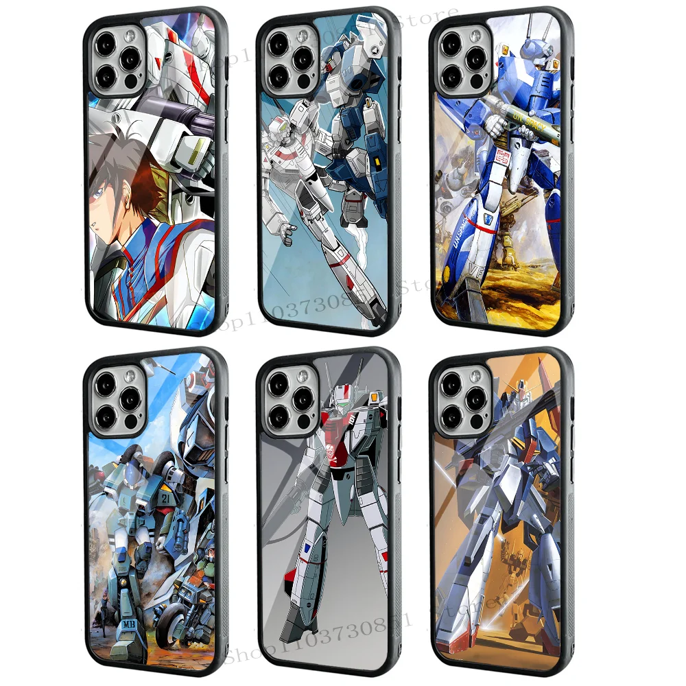 Anime T-The Super Dimension Fortress Macross Phone Case Mobile For IPhone 15 14 13 Pro Max 11 12 Mini Alex Mirror TPU Shell