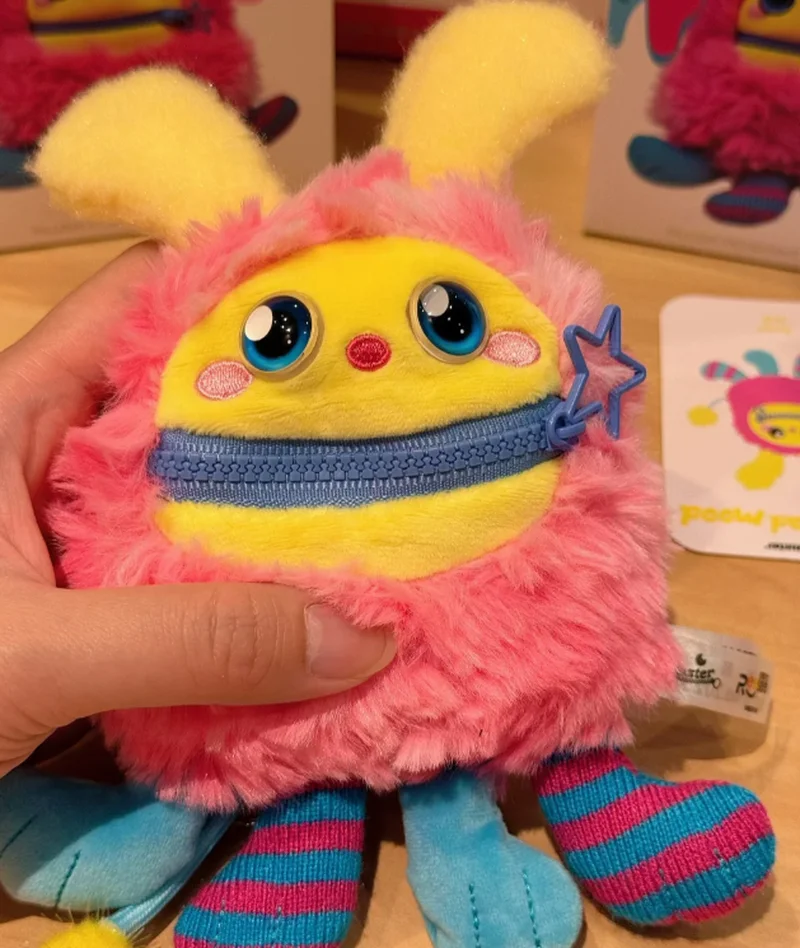 Chaveiro emissor de som caixa cega oficial Nomster brinquedo da moda boneca pingente decoração presente de Natal