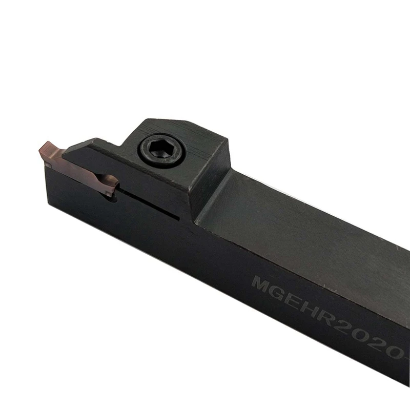 Lathe Turning Tool External Holder MGEHR2020 4 Grooving Tool Holder +10PCS Carbide Grooving Inserts Easy To Use