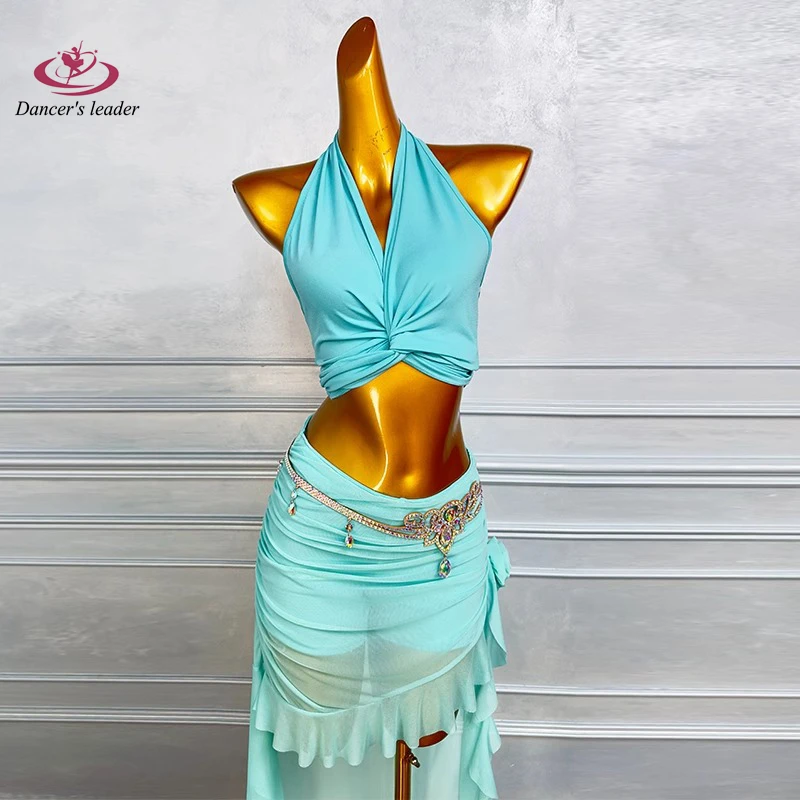 

Belly Dance Dress, High-end Dance Dress, Split Design, Wave Skirt, Arabic Dance Runway Professional Clothing