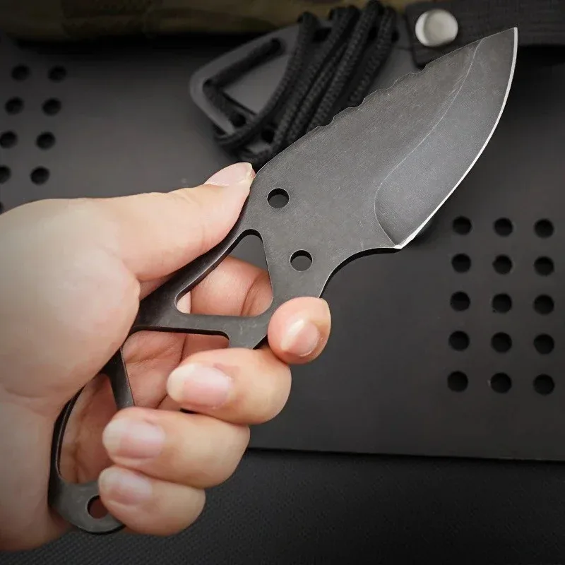 

Открытый нож с фиксированным лезвием, подвесной нож на шею с острым лезвием, многофункциональный нож для выживания, портативный походный нож