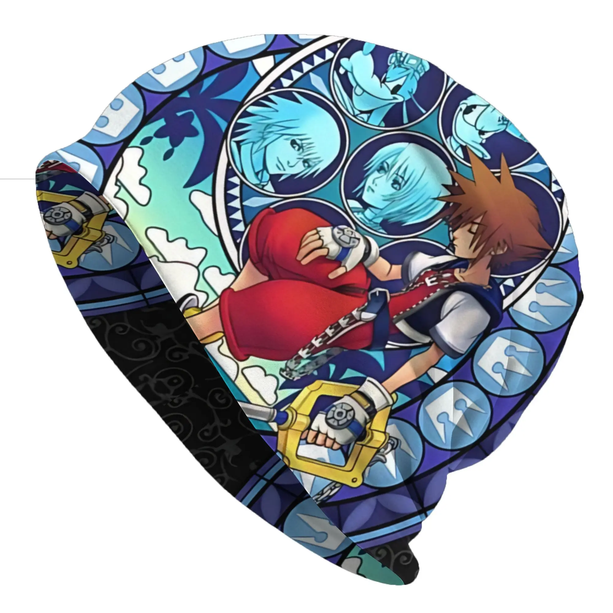 Kingdom Hearts Thin Hat Bonnet Hats Autumn Styles  Skullies Beanies Caps Men Women's Unisex Ski Cap