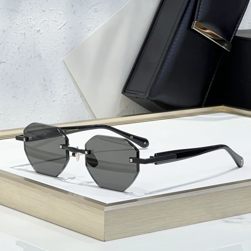 Rimless Summer Men Women Sunglasses TIMOTHY Oval Alloy Travel Street Outdoor Popular Men Sunglasses For Man Woman Eyewear Trend