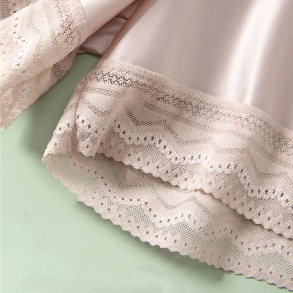 

Fashion Ice Silk Lace Safety Pants Loose Mid Waist Seamless Shorts JK Lolita Anti-Glare Summer Short Leggings Summer