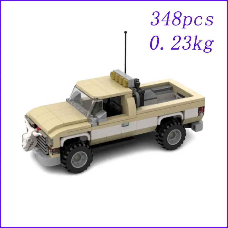الجسيمات الصغيرة اللبنات MOC-160468 348 قطعة سيارة بناء لعبة ثلاثية الأبعاد نموذج هدية التعليمية لتقوم بها بنفسك حلية