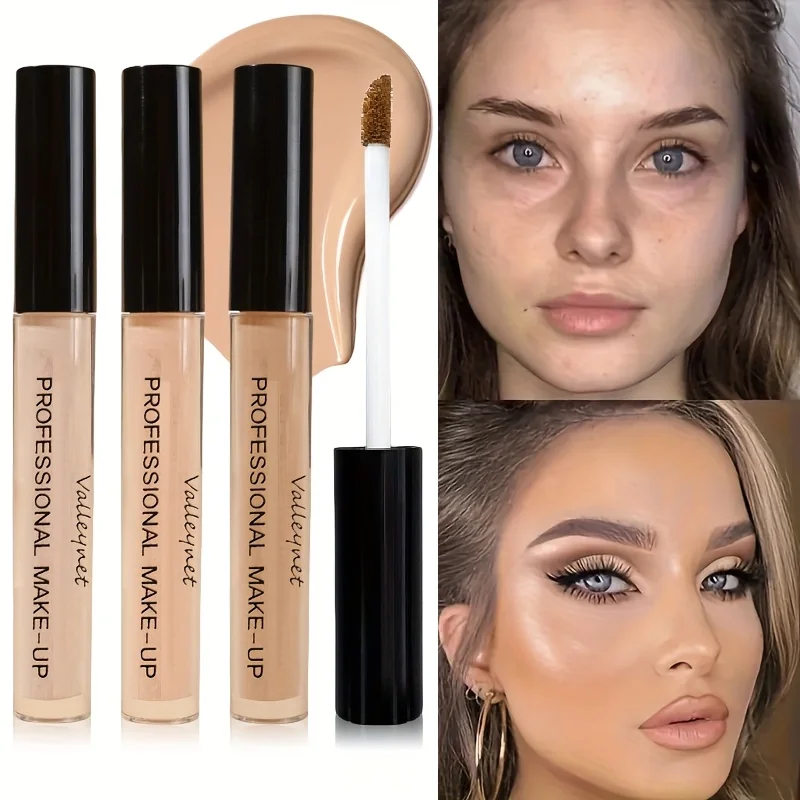 6-Color Full Coverage Concealer,Natural & Long-Lasting,Matte Finish,Lightweight,Dark Shade,Waterproof,All Light Beige Types