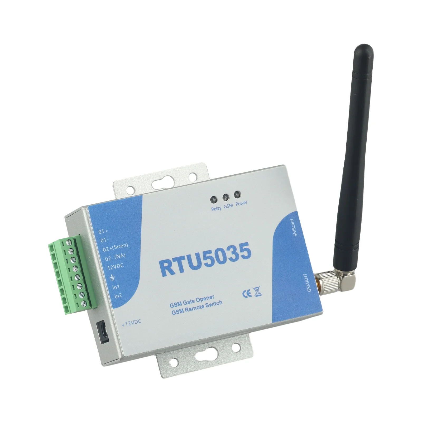 RTU5035 for gsm Remote Gate Opener with APP Control and for antenna for Wireless Relay Switching and Security Monitoring