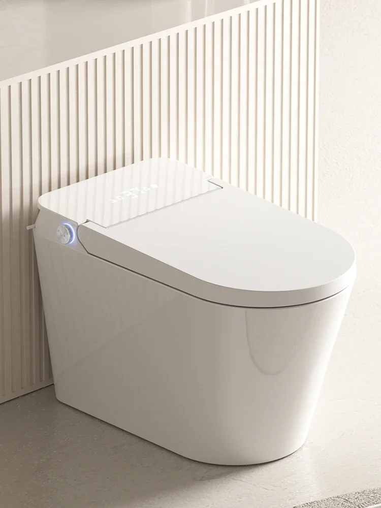 Genuine intelligent toilet fully automatic, no water pressure limit flip cover, household siphon integrated instant heating