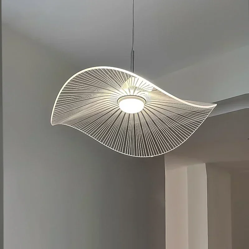 

Home Decoration Salon Chandeliers Nordic Acrylic Lotus Leaf Led Lights Modern Bedroom Living Room for Dining Table Pendant Lamp