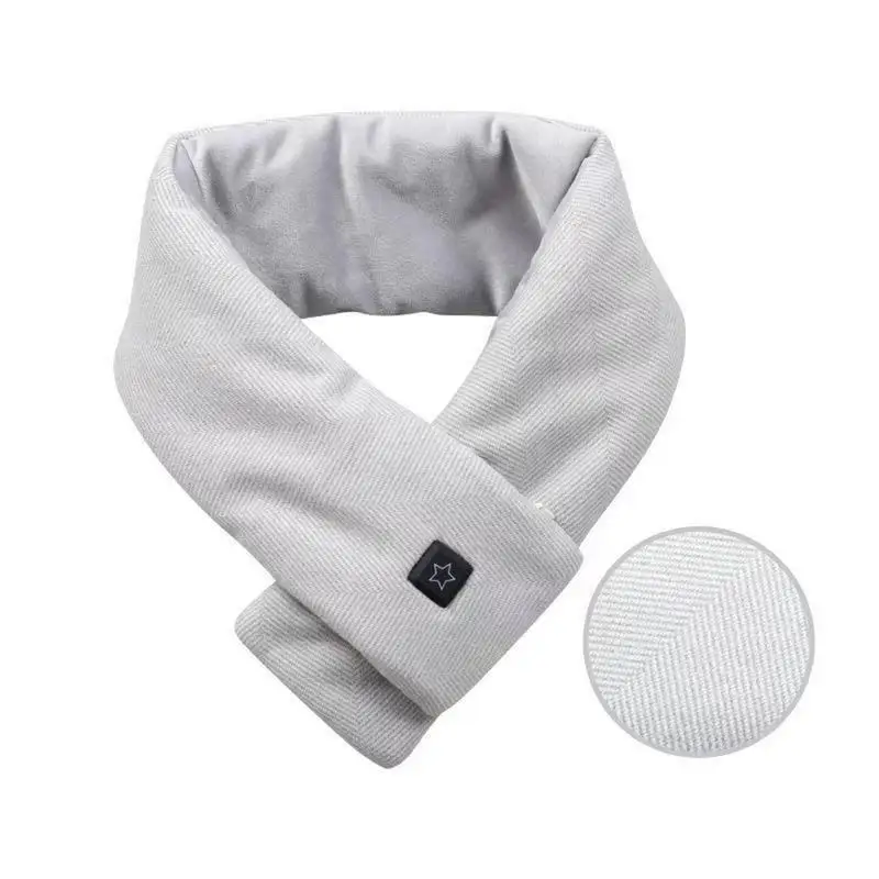 Heated Scarf USB Intelligent Electric Heating Scarf 3 Heating Levels Soft Warm Neck For Outdoor Activities And Cold Weather And