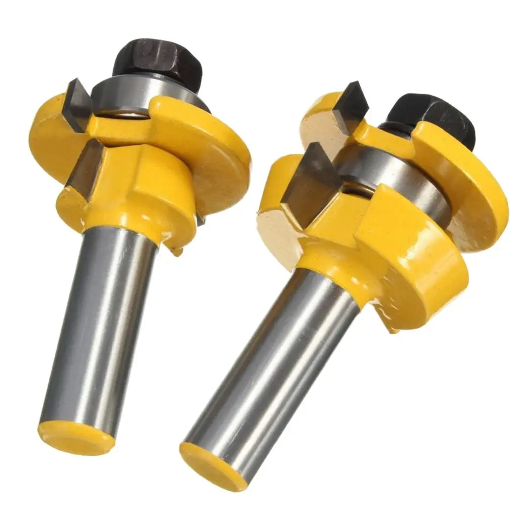 Heavy Duty Alloy Rail and Stile Router Bit Sharp Chisel Cutter Set 12.7mm Shank Power Tools for Custom Woodworking