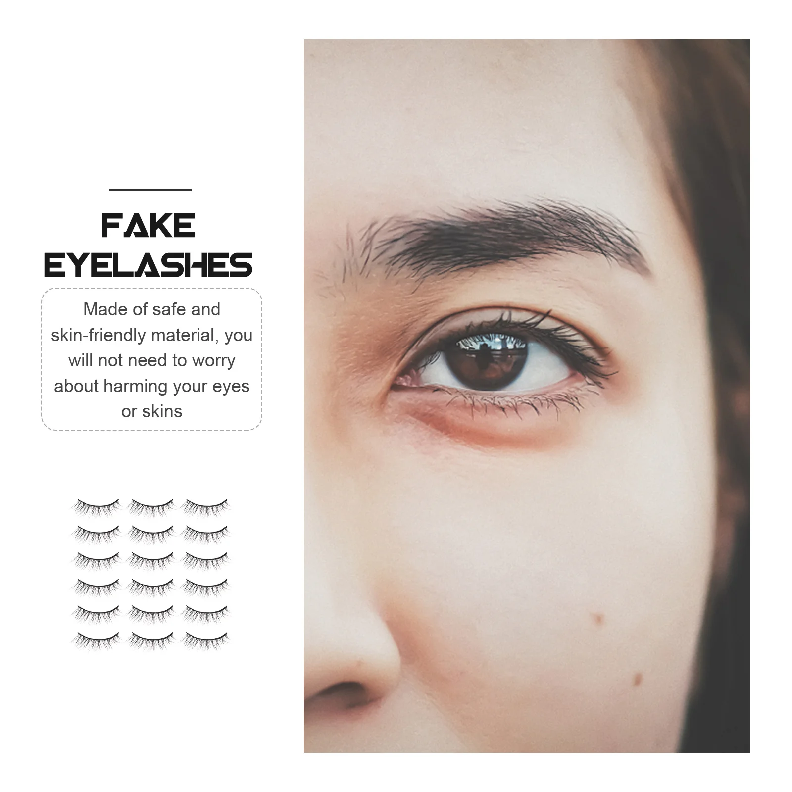 

20 пар премиальных накладных ресниц для интенсивного объема, естественного изгиба, многоразовые, легкие, удобные, для наращивания ресниц