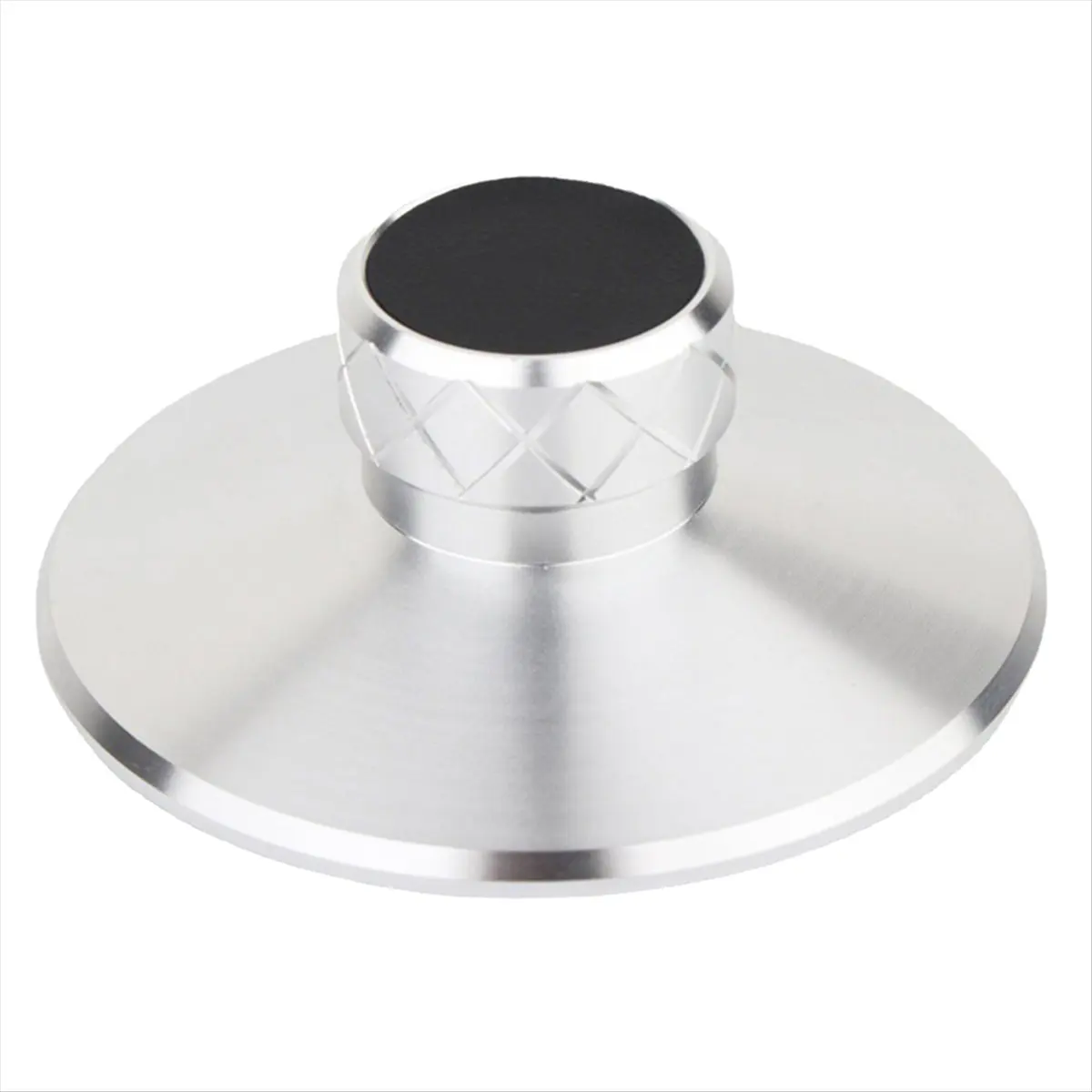 【Home-Accessories】Vinyl Turntable Weight Metal Disc Stabilizer Vibration Reducer Record Clamp Turntables Silver