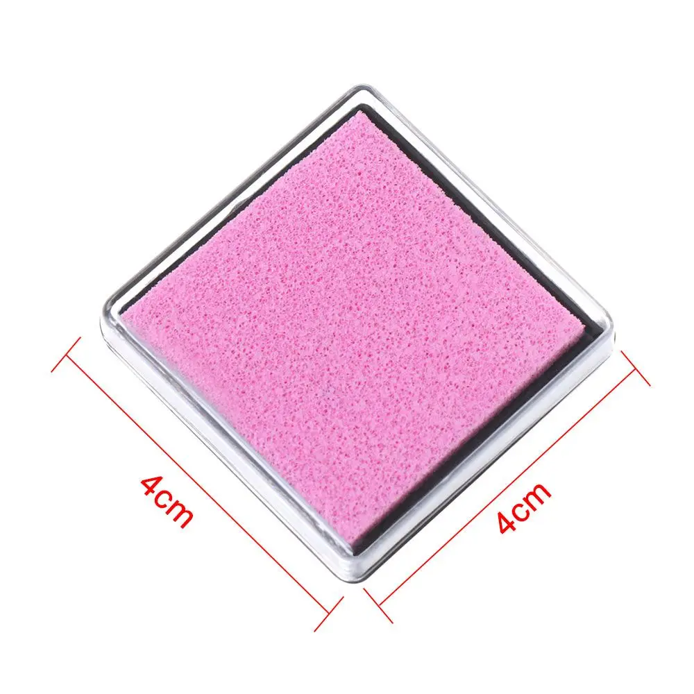 Office & School Supplies Scrapbooking Multi-color Sponge Square Ink Pad Stamp Pads Fingerprint Inkpad