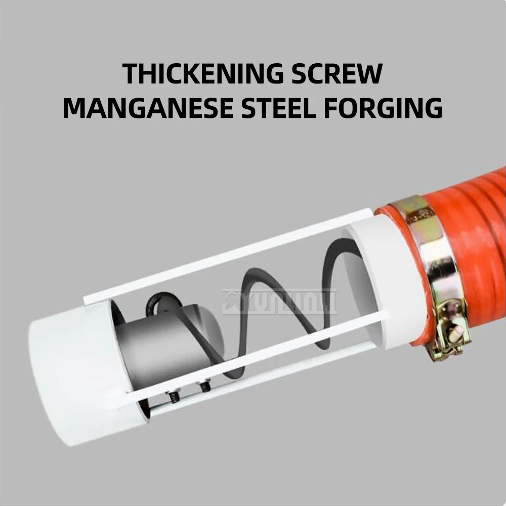 Commerciële Graanzuigmachine Huishoudelijke Draagbare Graankorrel Poeder Flexibele Schroef Transportband