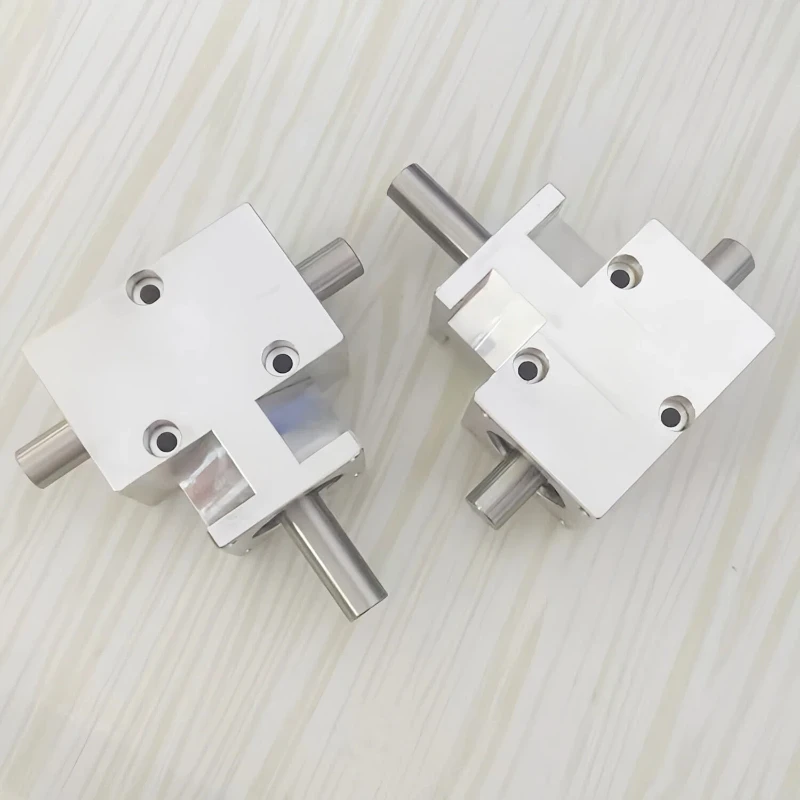 Small Angle Sensor 90 Degree 1:1 Spiral Umbrella Gear Shaft 12mm co Directional Differential Assembly Gearbox