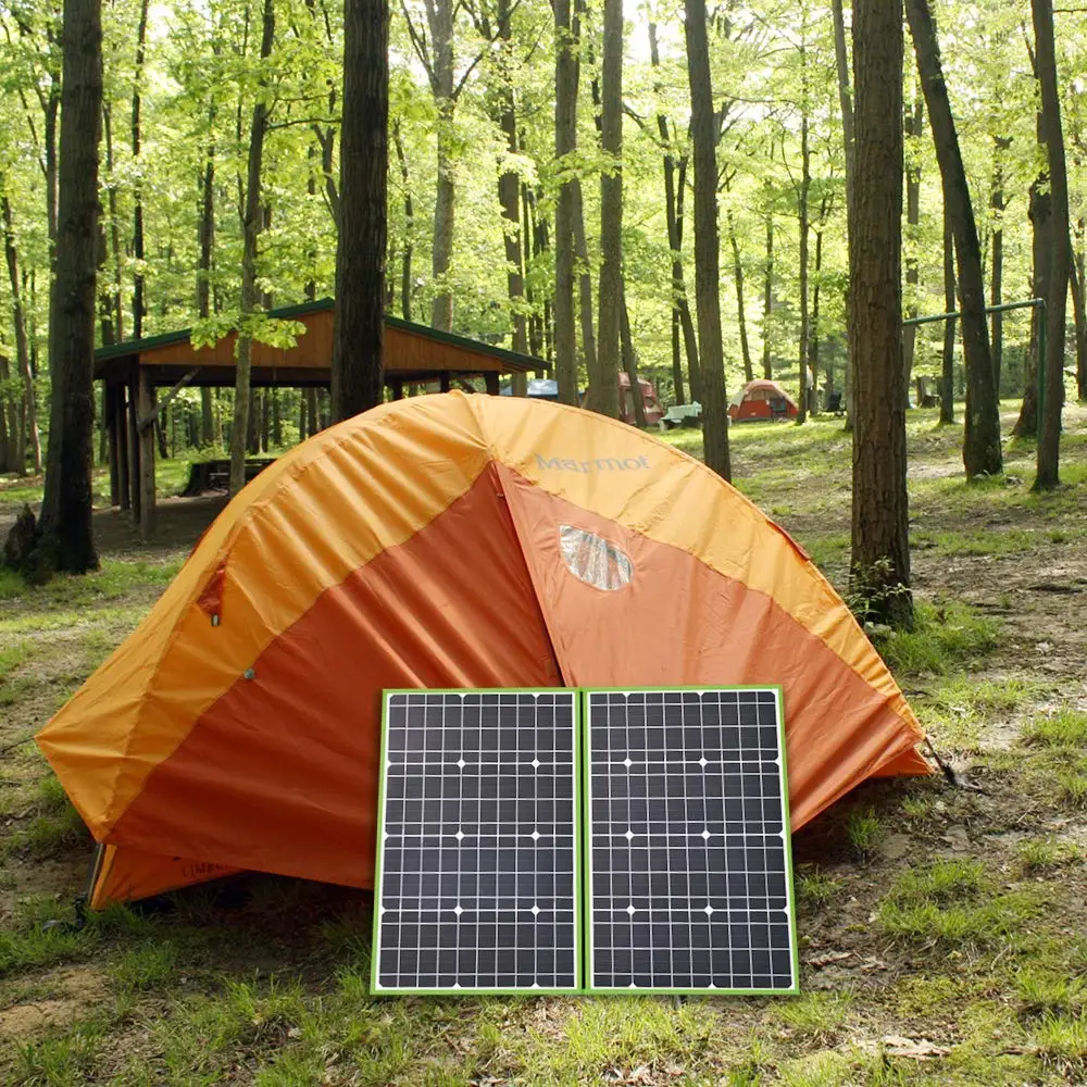 XINPUGUANG Foldable Solar Panel 50W 60W 80w 100W 150w 200W Portable Photovoltaic Solarpanel for Hiking Power 12v battery Charger