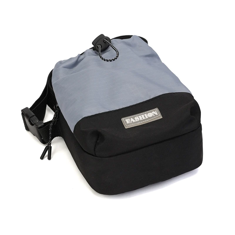 Waterproof Nylon Crossbody Sling Bag - Outdoor Travel Pouch with Dedicated Water Bottle Pocket