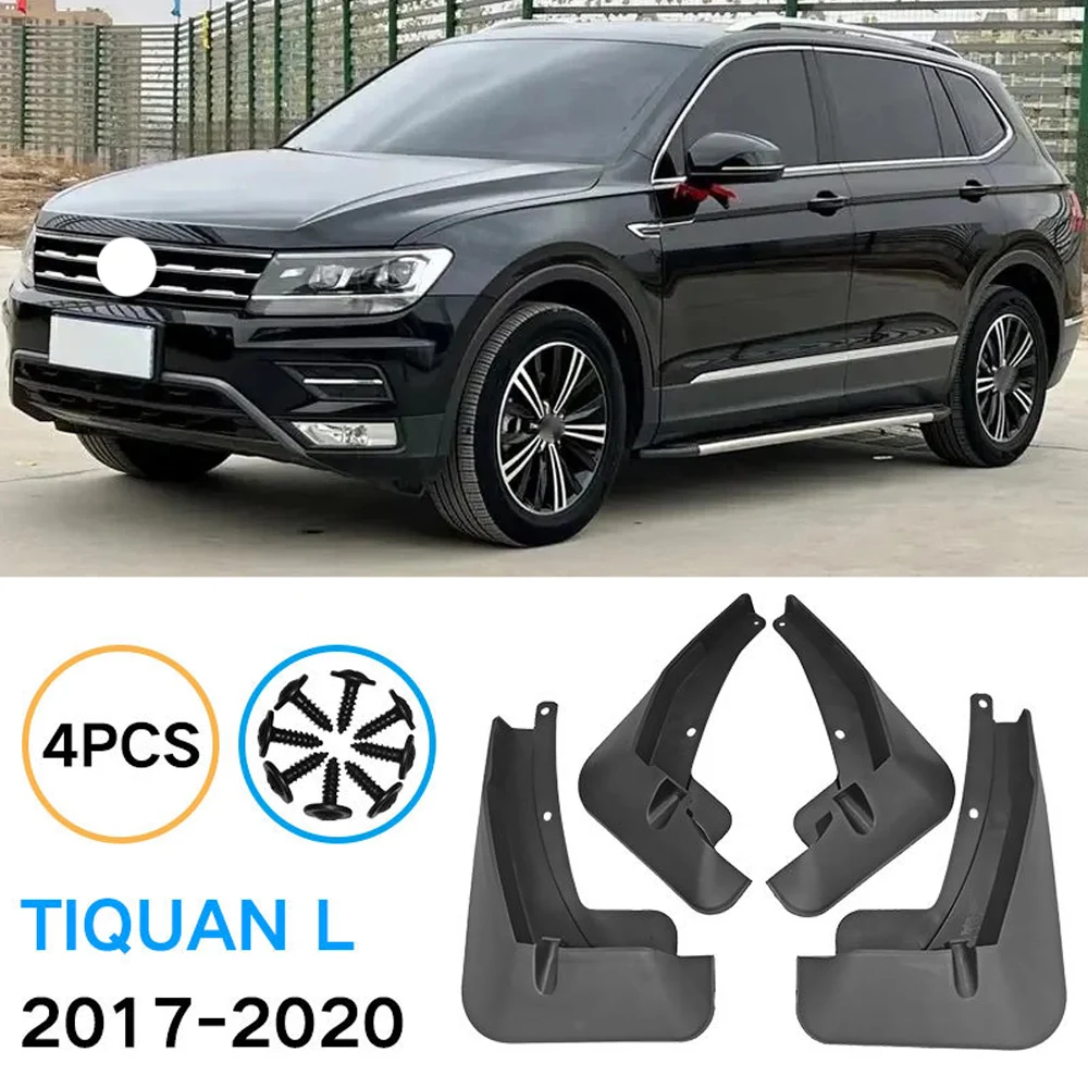 

Car Mudflaps Front Rear Mud Flaps Mudguards Splash Guards Fender Flares For Volkswagen VW Tiguan/Tiguan L 2017 2018 2019 2020