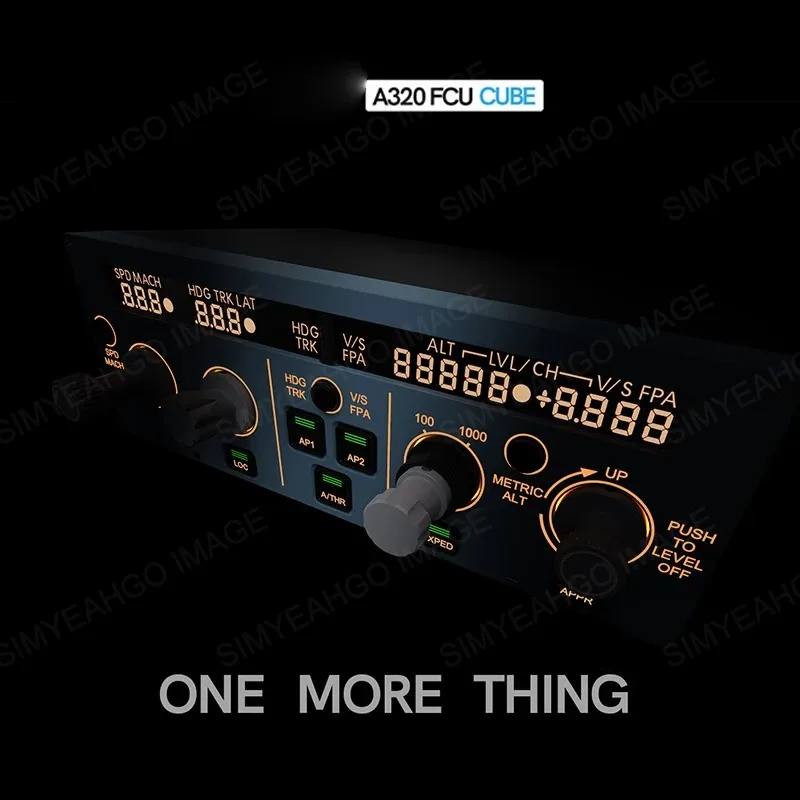 A320 FCU CUBE Flight Control Unit Panel X-Plane MSFS P3D Spielsimulator für PC Flight Simulation Games Plug and Play