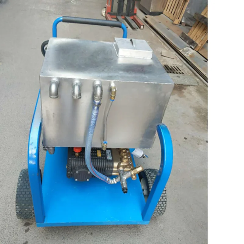 Compressed air high speed jet sandblasting rust cleaning machine sewer dredging equipment