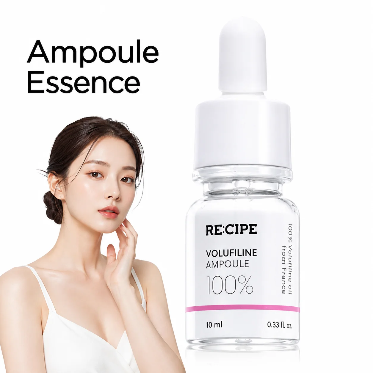 Volufiline Face and Body Serum Hydrating Plumping Skin Booster Firming Ampoule for Elasticity Smooth Soft Skin Care