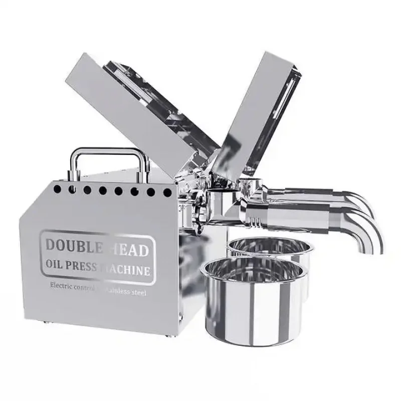 High Quality Stainls Steel Home Two Carton White Provided Same Peanut Sunf Walnut Screw Oil Prs hine