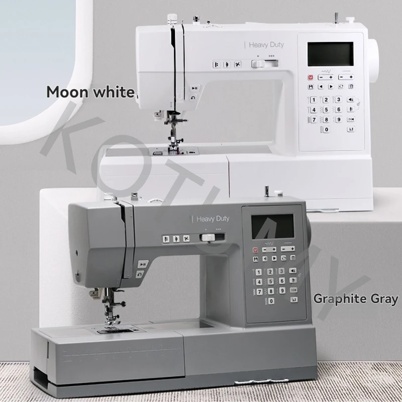 HD6805C New  Sewing Machine Electronic Heavyduty Original Promise With Pedal High Speed High Power Heavy Duty