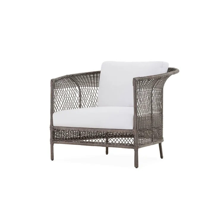 &Luxury Mid Century Castalla Lounge Chair-Customizable Stainless Steel Patio Garden Chair Comfortable Durable Park Use