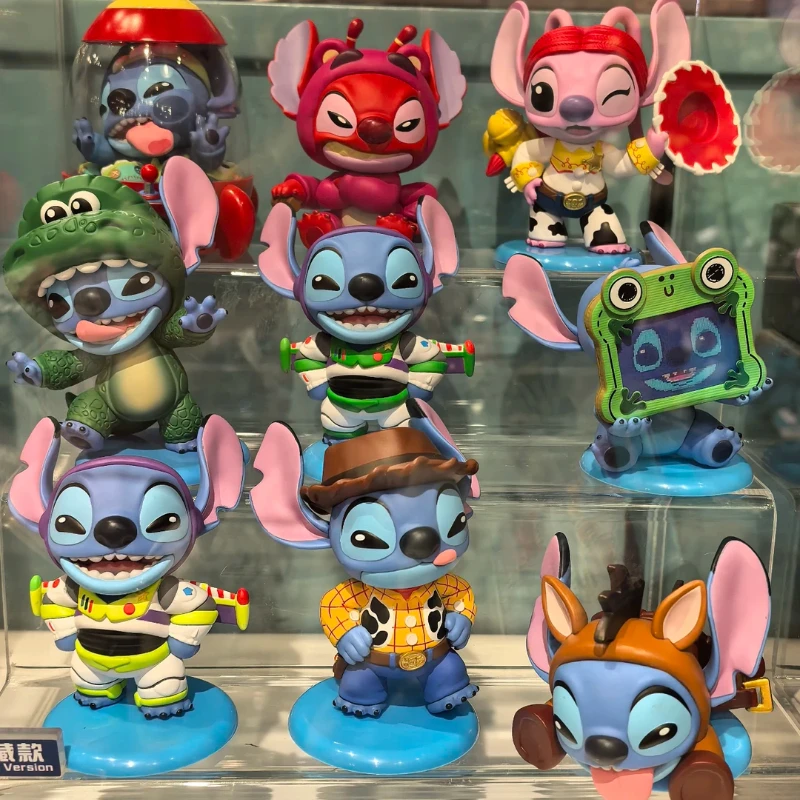 Коллекционная серия HotToys TOY STORY STITCHCOSBI: Слепая коробка-сюрприз с милыми аниме-фигурками ToMeet, коллекционная загадочная коробка-сюрприз
