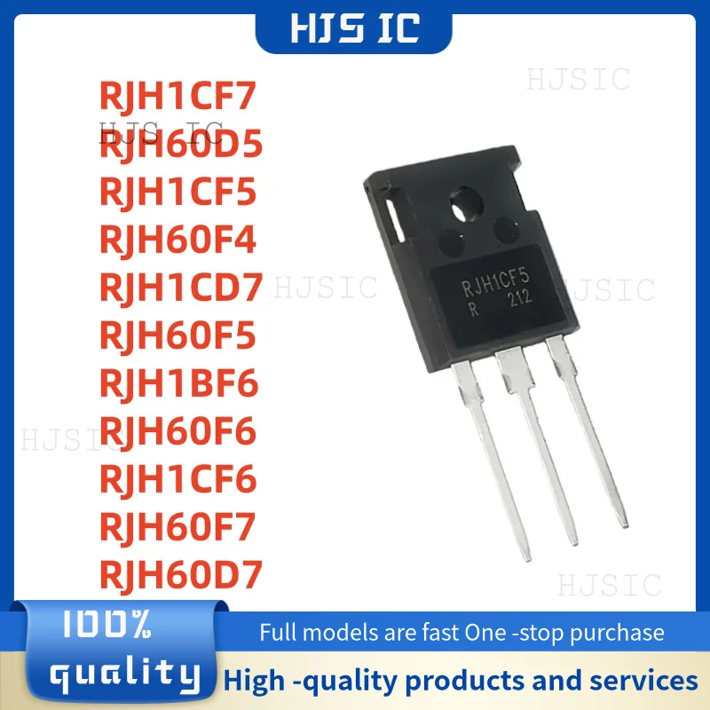 5PCS 100% NEW high-quality RJH1CF7 RJH60D5 RJH1CF5 RJH60F4 RJH1CD7 RJH60F5 RJH1BF6 RJH60F6 RJH1CF6 RJH60F7 RJH60D7 TO-247