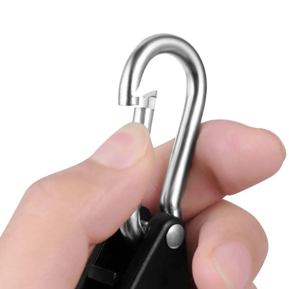 

Комплект из 4 прочных регулируемых подвесов для фитоламп с веревочными зажимами, многофункциональная система подвески для растений