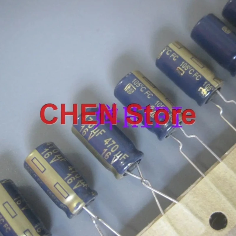 20PCS/lot Matsushita FC 16V 470UF 100UF 47UF 56UF 120UF 220UF 330UF 390UF 680UF 105c Electrolytic Capacitor free shipping