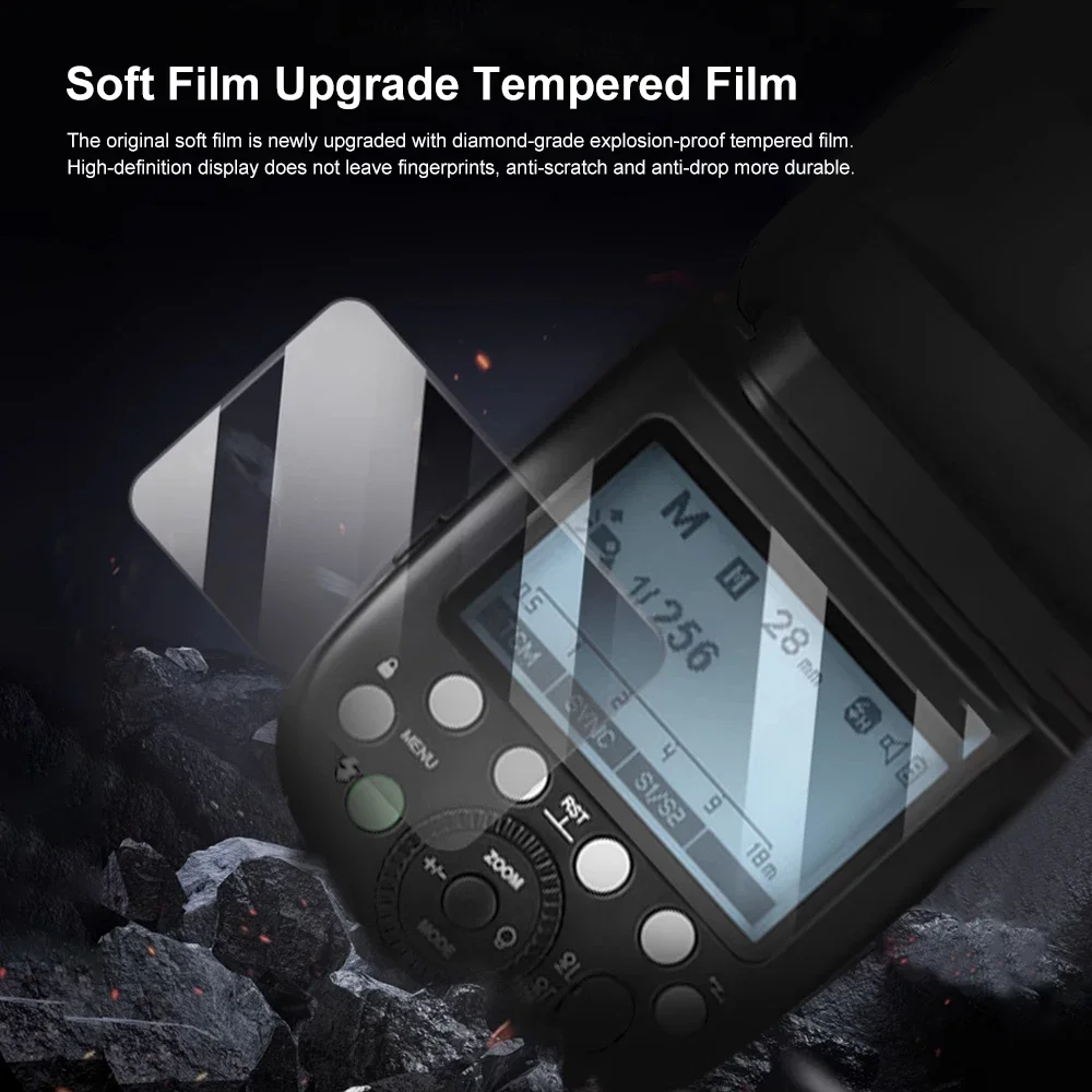 Godox Tempered Glass Film for x3 xpro Trigger V1 V850III V860III TT685II V860II V850II TT600 V350  TT350 Canera Flash Light