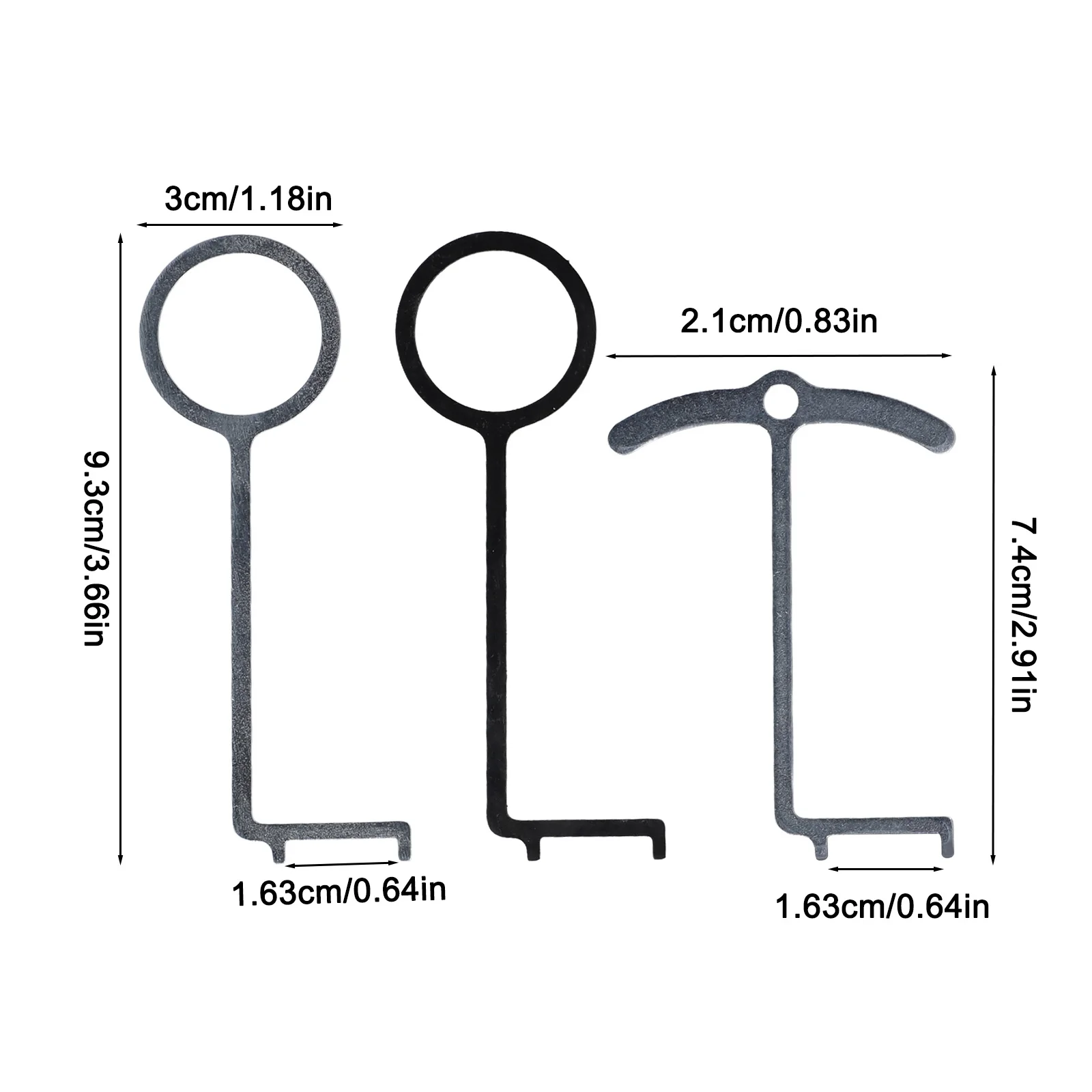 3 Pcs Timing Belt Test Tool For PureTech 1.0/1.2 For Opel (3 Cylinders) PSA EB0 Car Engine Timing Belt Test Tool
