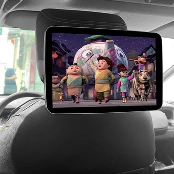 JIUYIN 11.6" TV Display HD Tablet Touch Screen Android 12 Headrest Monitor for Car Rear Seat Player Video Bluetooth Music HDMI