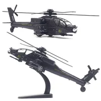 Apache armed helicopter model acoustooptic military aircraft model Toy Ornament Gift FJ16