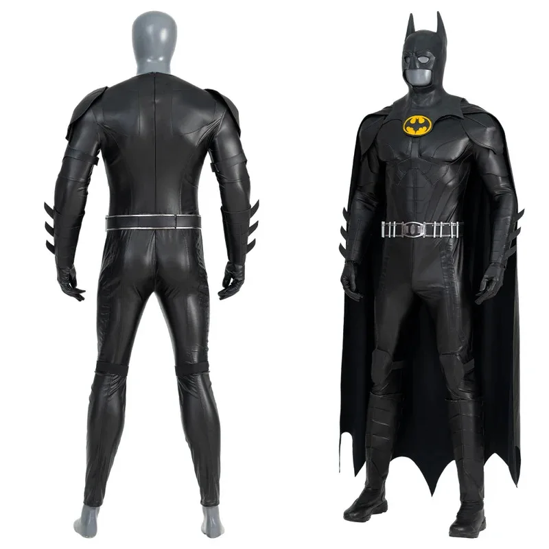 25COS جودة عالية جديد تمويه الخفافيش تأثيري حلي الأسود فيلم فلاش الخفافيش تأثيري البدلة كيتون الخفافيش زي بروس الزي والوصول