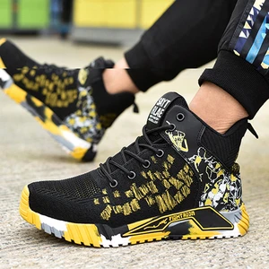 Hohe männliche Sicherheitsschuhe, berufliche Sicherheitsstiefel, Anti -Impact und Anti -Punktion, Sportschuhe, nicht geschlagener gewaschener Wäschen 10 Hauptverkäufe Herren Boots Casual - №8