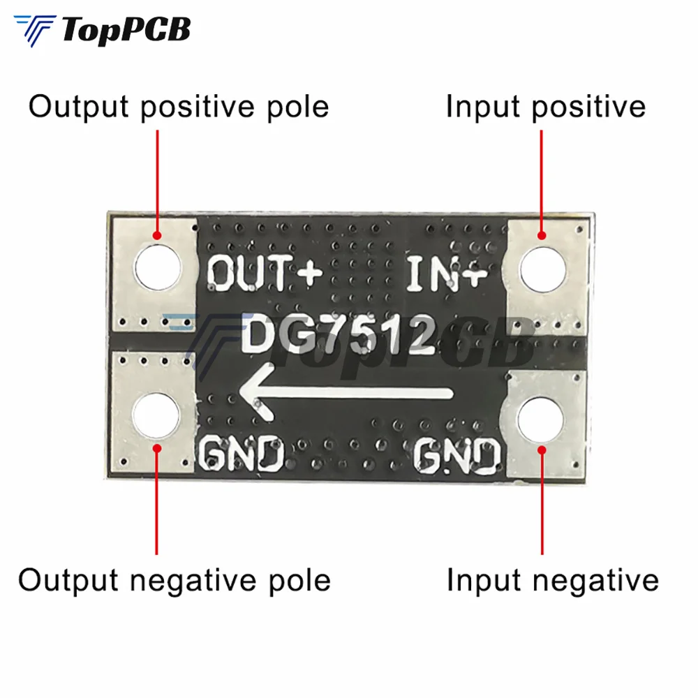 

DG7512 75V12A high current ideal diode solar energy anti backflow charging anti backflow protection low resistance