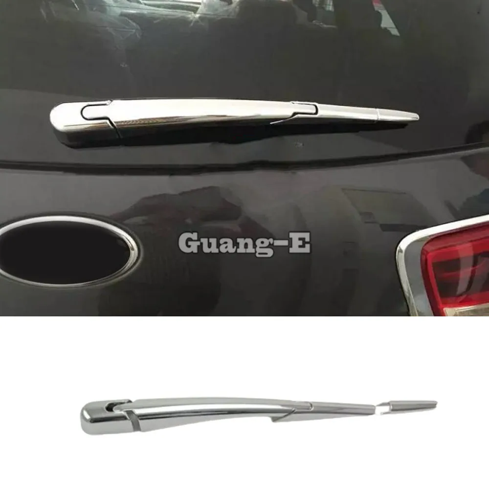 For Kia Sorento L 2015 2016 2017 2018 2019 Detector Styling ABS Chrome Rear Back Glass Wiper Nozzle Cover Frame Trim Tail Window