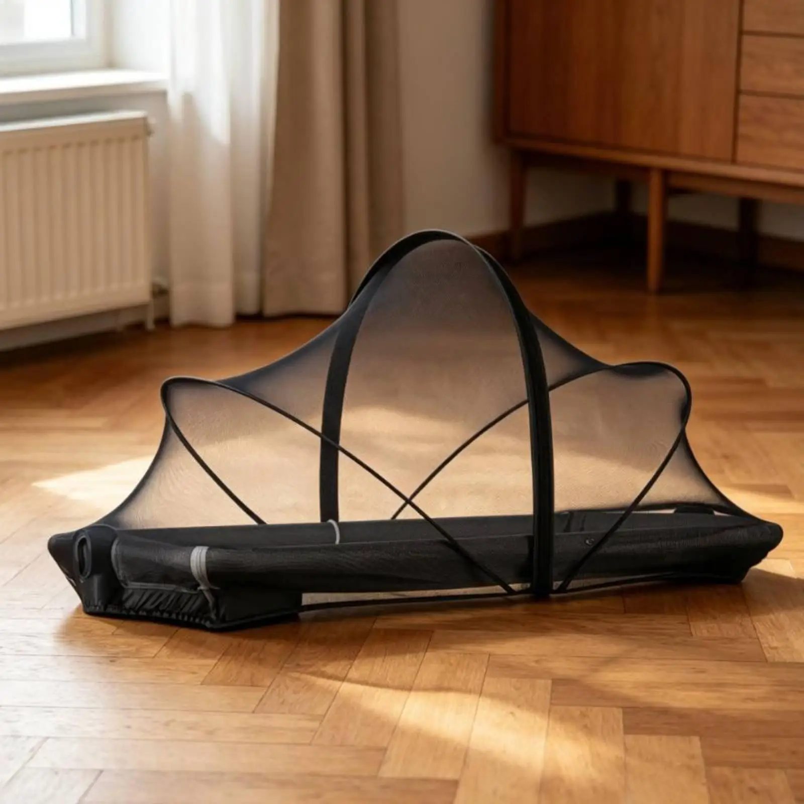 Foldable Crib Net ed Crib Tent Mesh Net Cover for Infants, Children, Nursery, Bedroom view 4