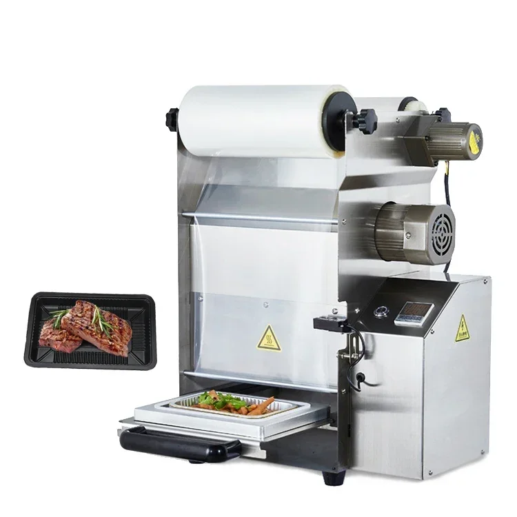Automatic Lunch Box Vacuum Sealing Machine for Fresh Meat & Fish
