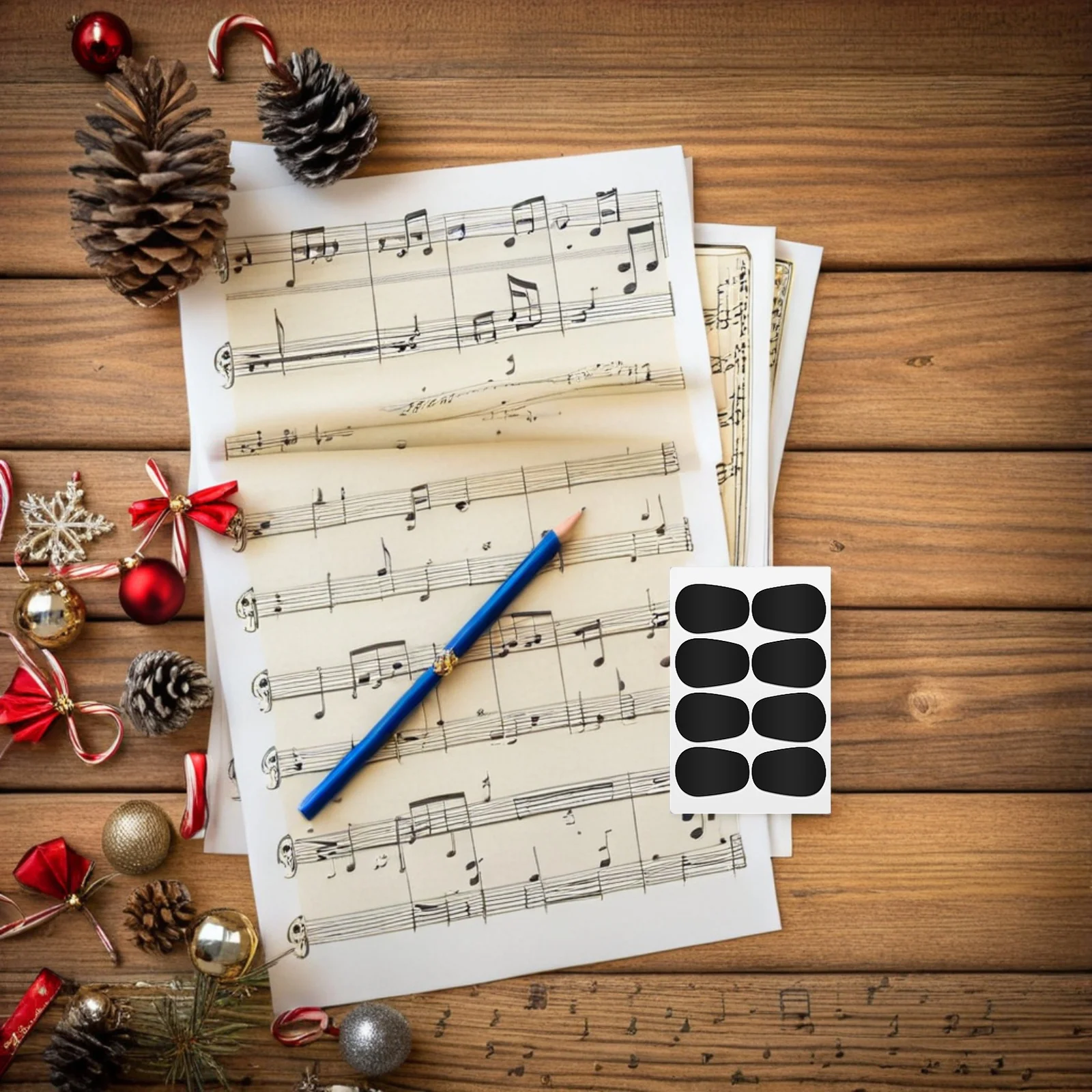 

10 Sheets Saxophone Mouthpiece Pad Silicone Cushions Transparent for Alto Tenor Soprano Sax Clarinet Teeth Protection Patches