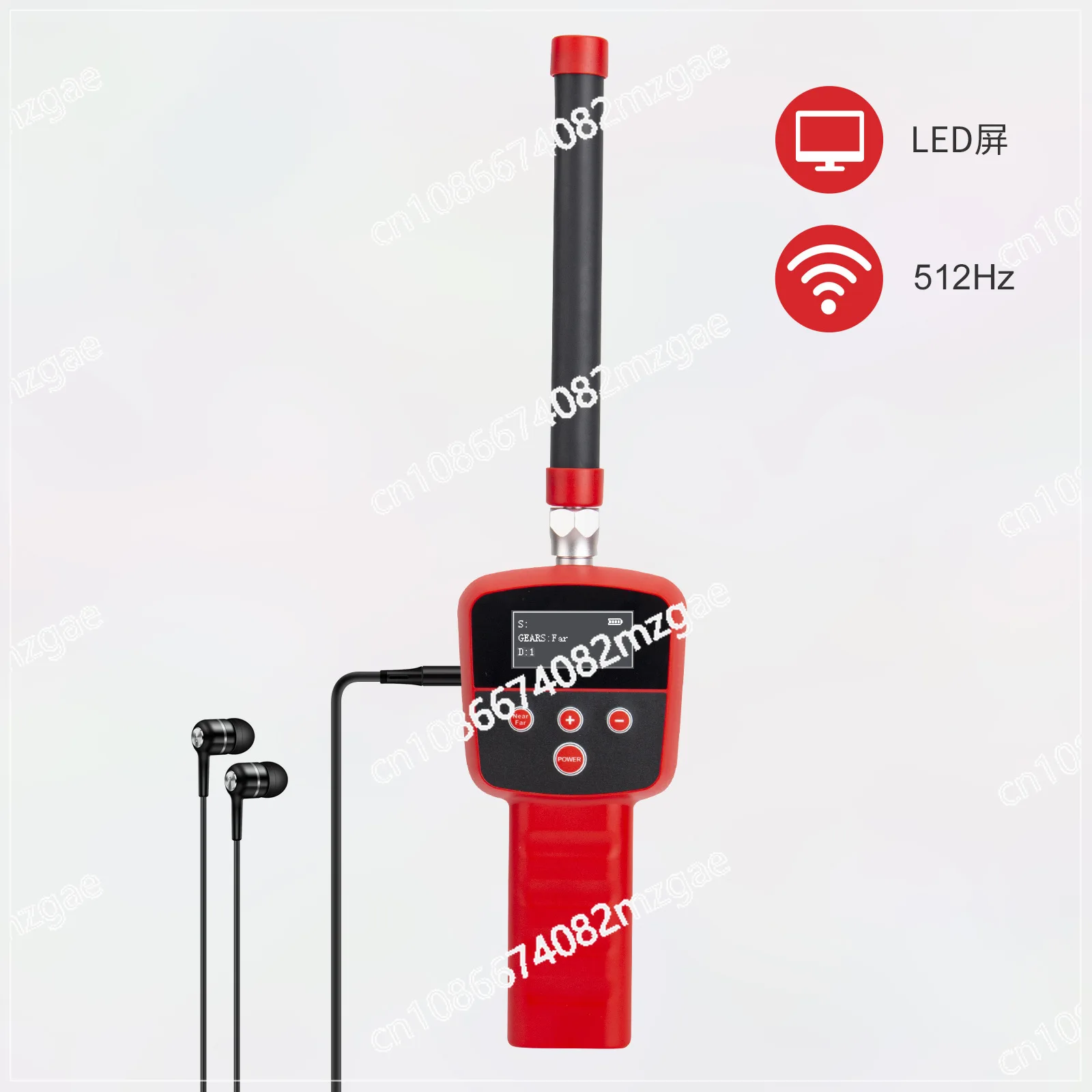 

Наружный высокотемпературный приемник сигнала 512 Гц, позиционер детектора эндоскопа для труб промышленного класса