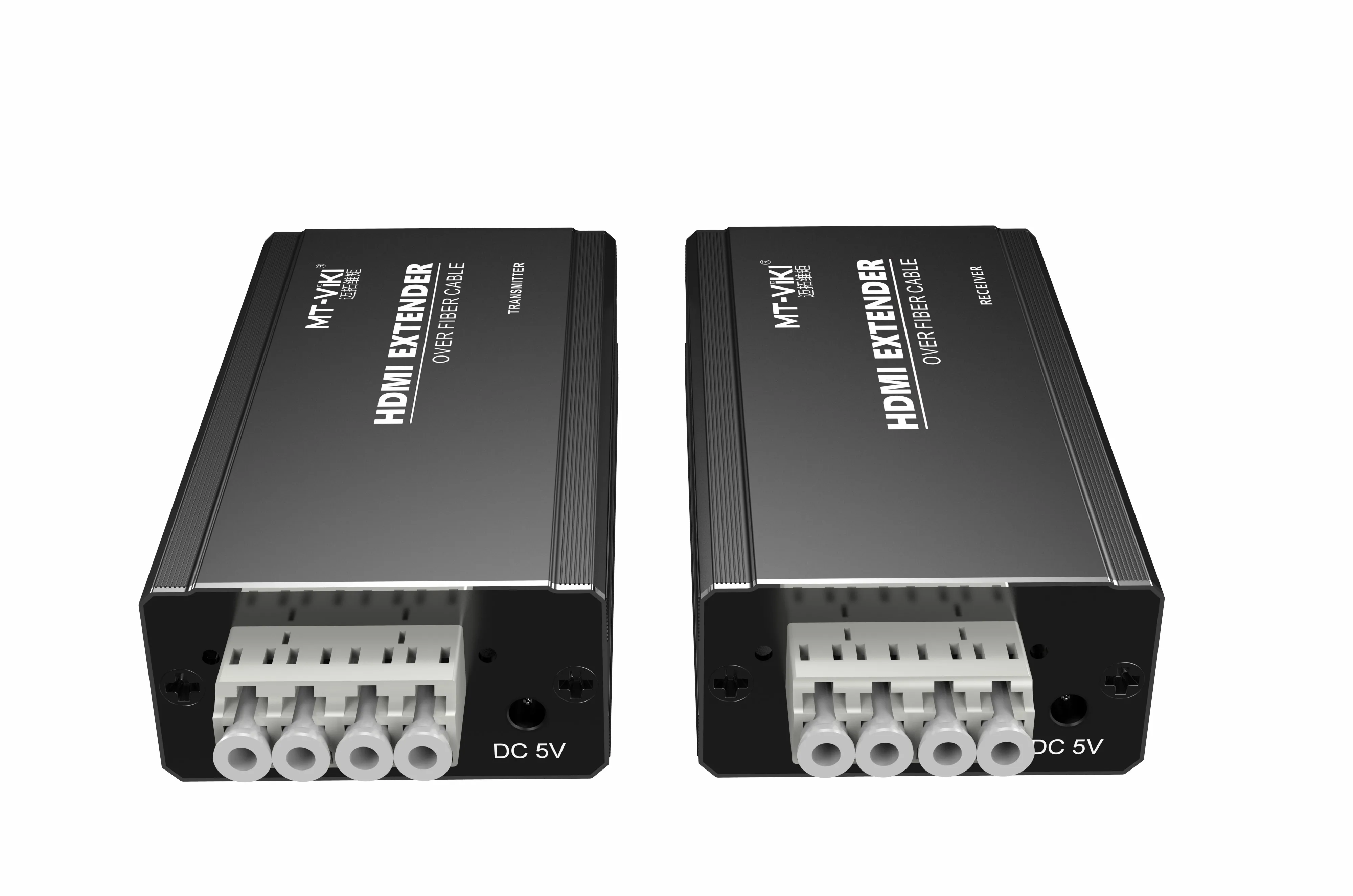 4K Resolution 1Km Optical Fiber 1x2 HDMI Splitter Extender Over Cat5e