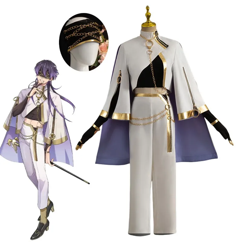 Juego Nu: disfraz de Carnaval Rin, disfraz de Cosplay Cos Mystery Man, uniforme de fiesta de Anime, ropa de juego de rol de Halloween, nueva ropa completa