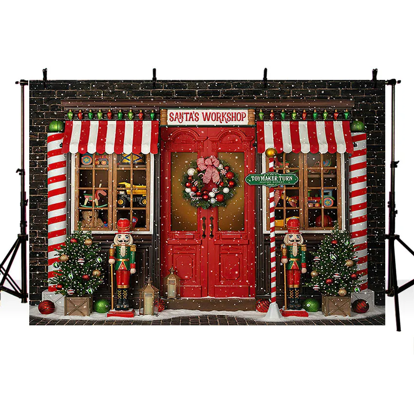 Mhofond-写真の背景,クリスマスのワークショップ,クリスマス,パーティー,子供のポートレート,背景の装飾,スタジオ,クリスマスギフト